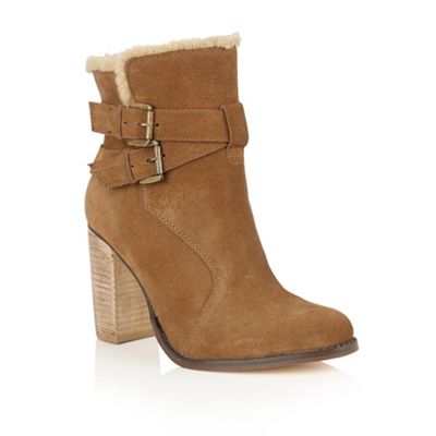 Ravel Chestnut suede 'Silverton' ankle boots